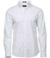 T4000 4000 Tee Jays Perfect Long Sleeve Oxford Shirt White colour image